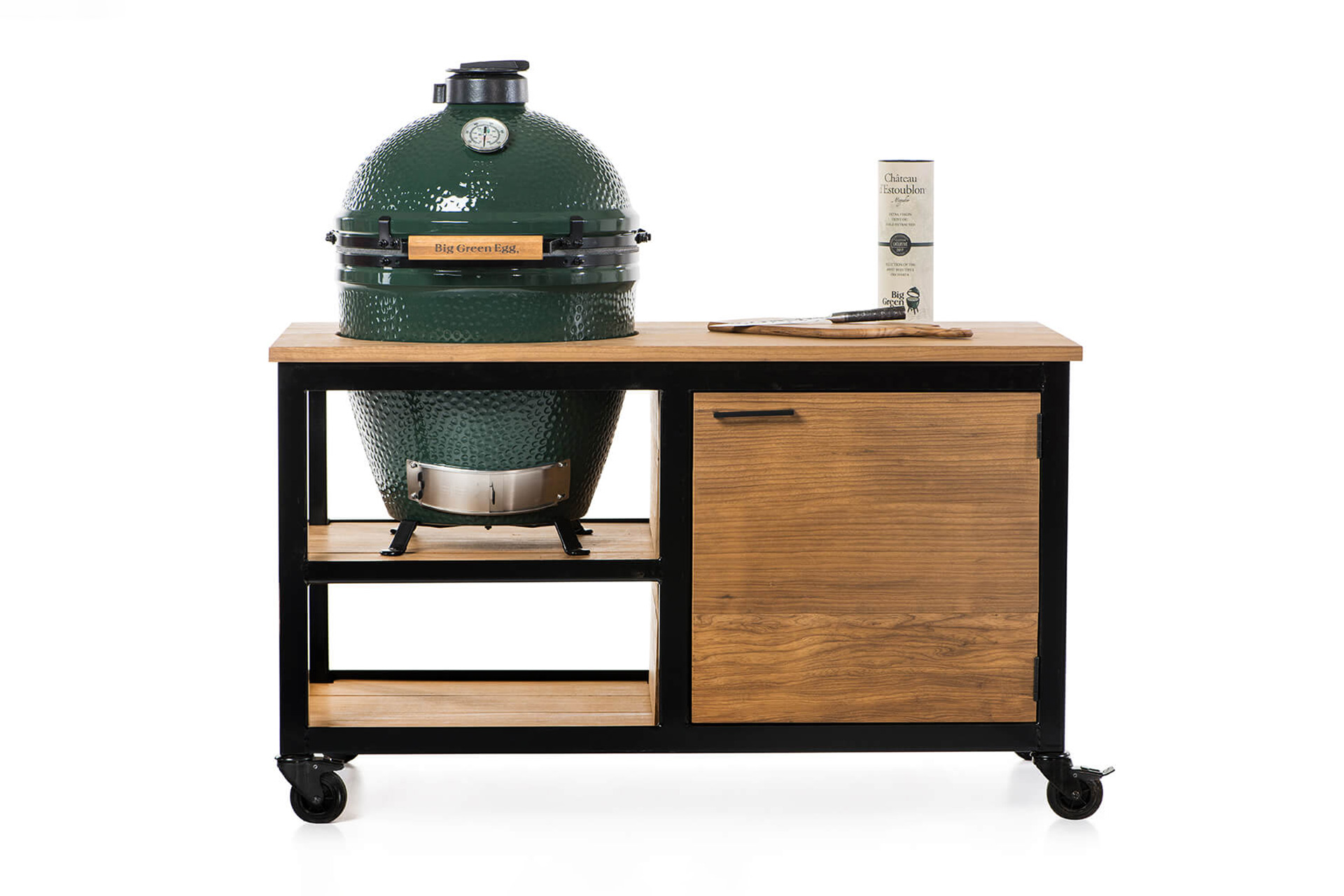 Big Green Egg tafel van Platowood Fraké